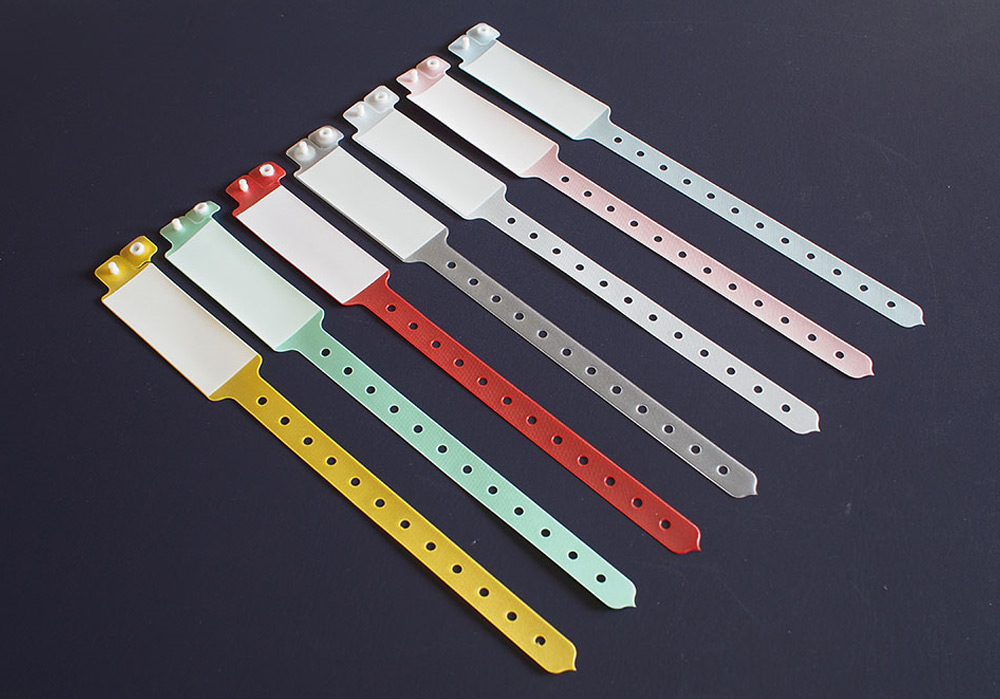 Hospital ID Wristbands Vinyl Identification Bracelets
