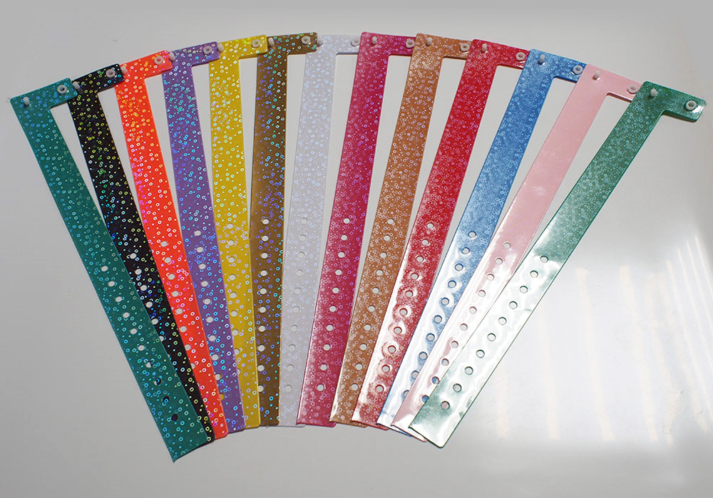 Vinyl Identification Bands | Wristbands | Holographic